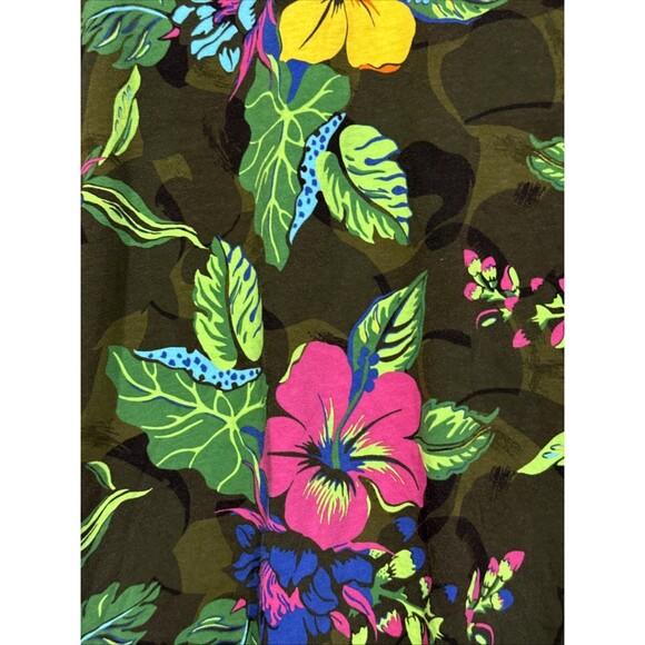 Men’s Polo Ralph Lauren All Around Print Camouflage Hawaiian T-Shirt Size Medium - Picture 3 of 6